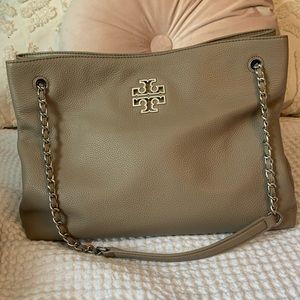 Gray Tory Burch tote